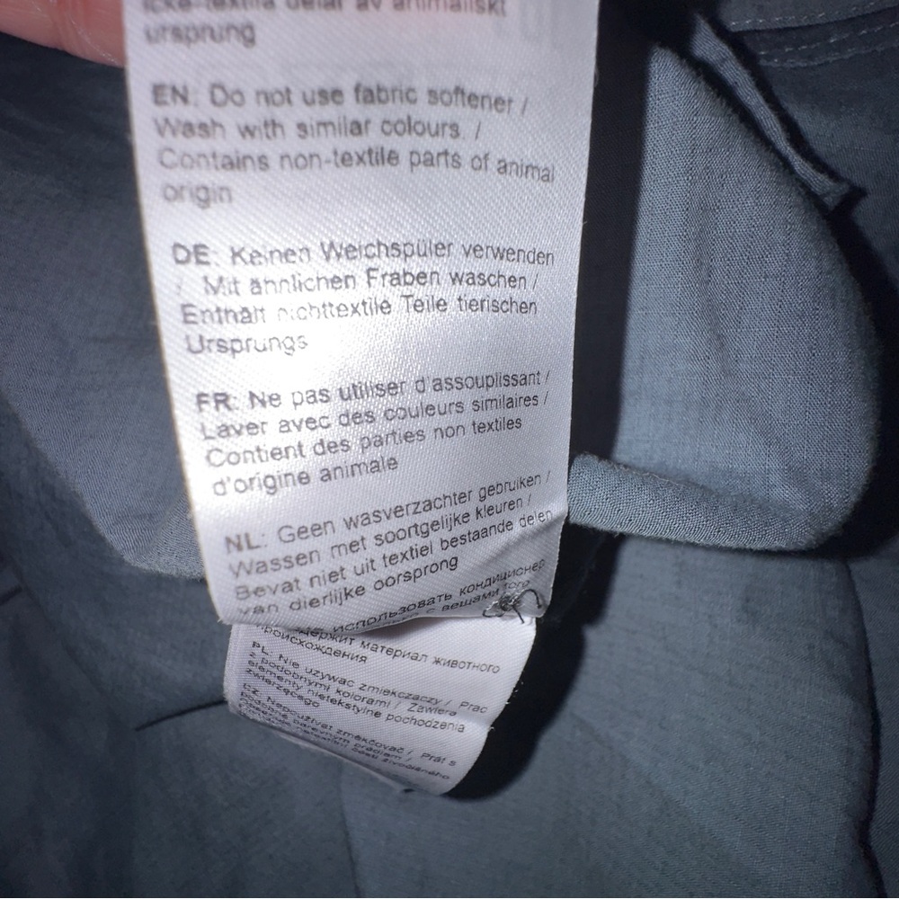 Fjall Raven Womens Ovik Shirt Dress size Medium belted full button front pockets - Picture 7 of 8